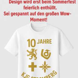 [AUSVERKAUFT] Personalisiertes Jubiläumsshirt KjG Stromberg